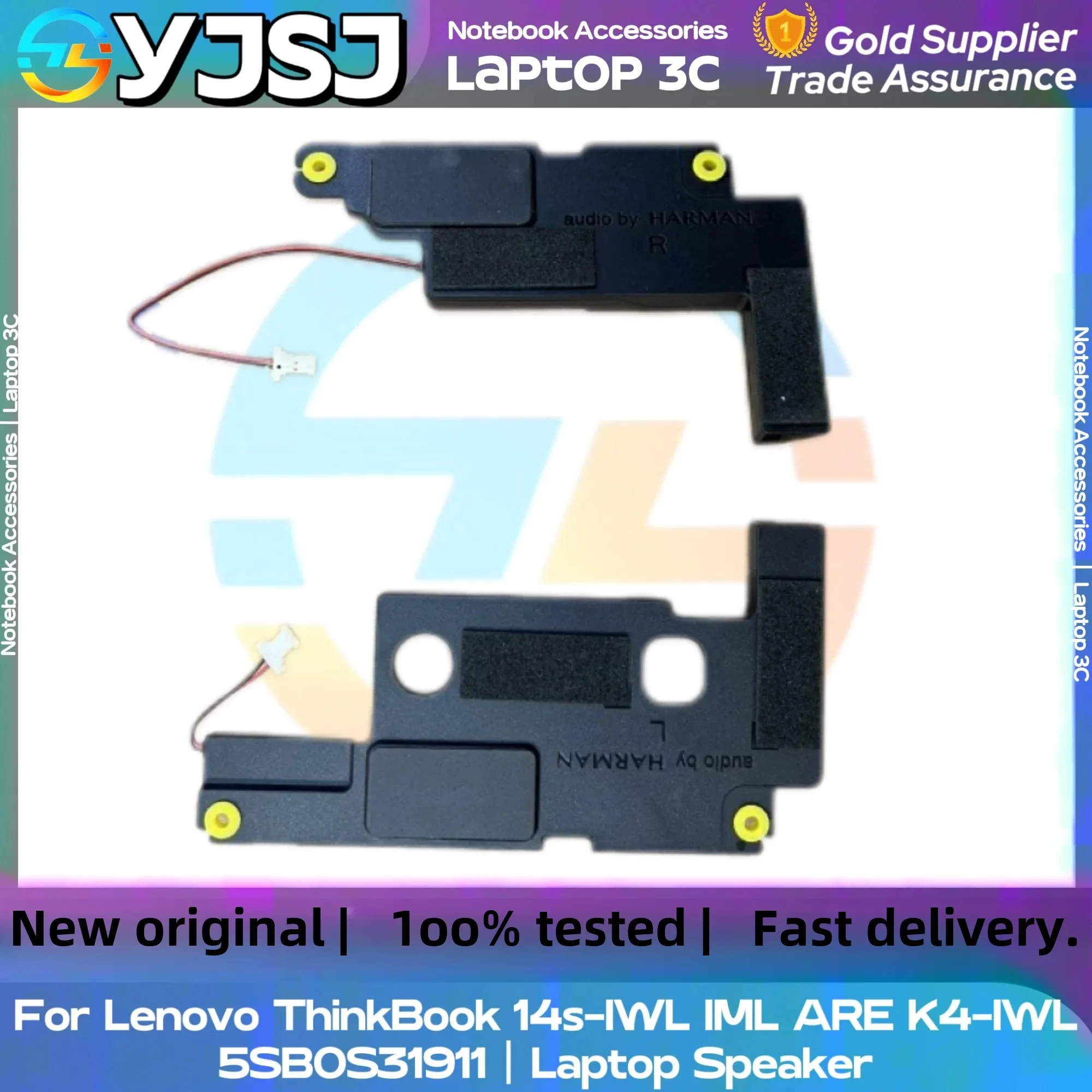 New Original Laptop Speaker For Lenovo ThinkBook 14s-IWL 14S IML ARE K4-IWL 6Pro S540-14 built-in speaker horn audio 5SB0S31911