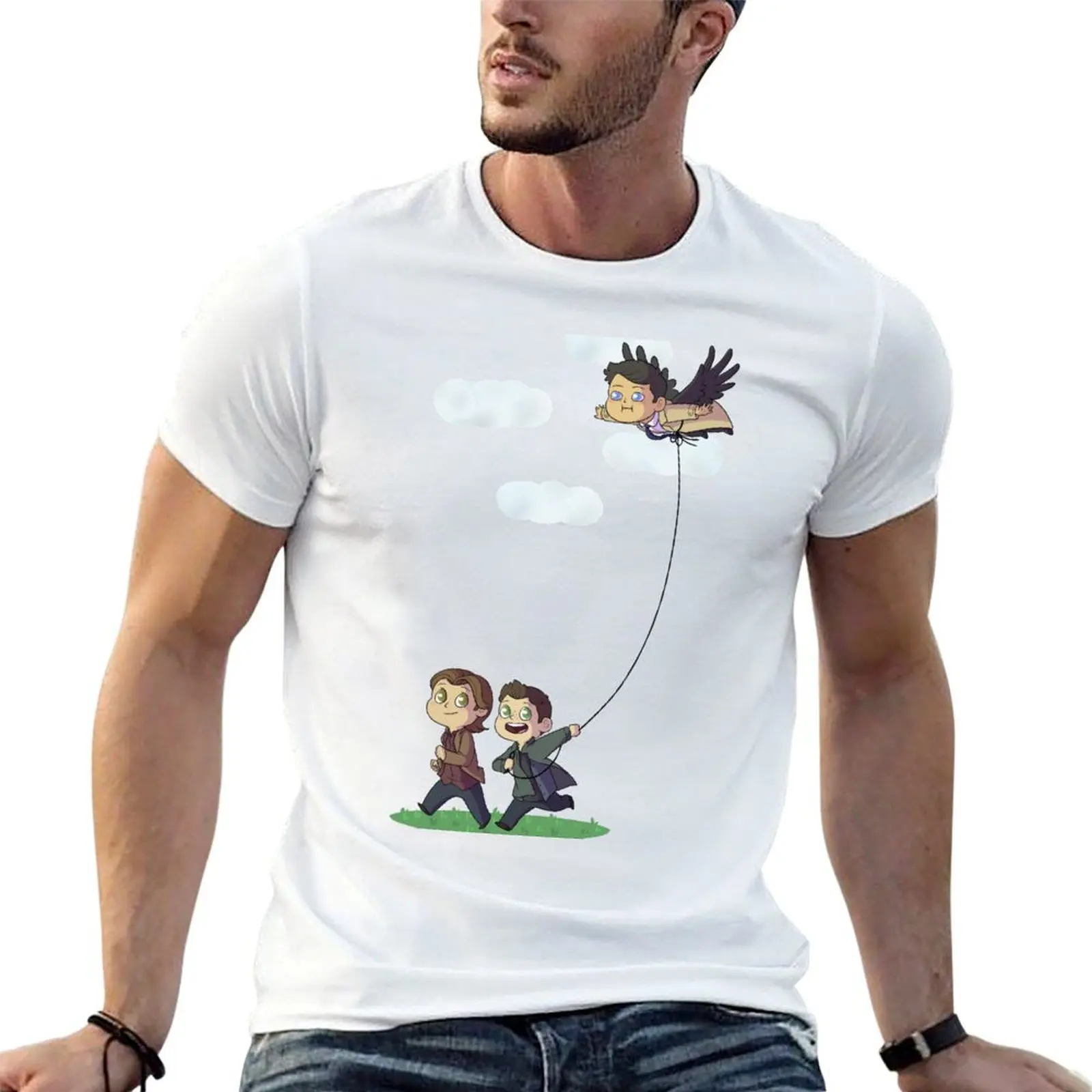 Team Free Kite Flying T-Shirt Casual Daily Graphic Tee