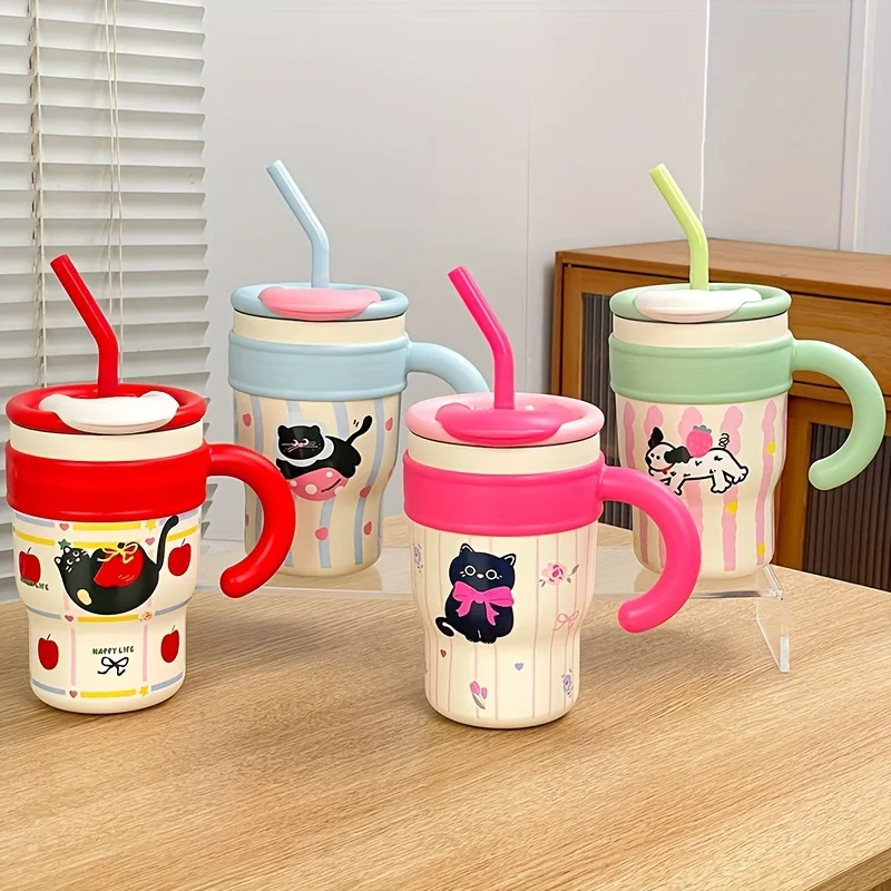 

Кружка-термос в виде кошки, 700 мл, SUS316