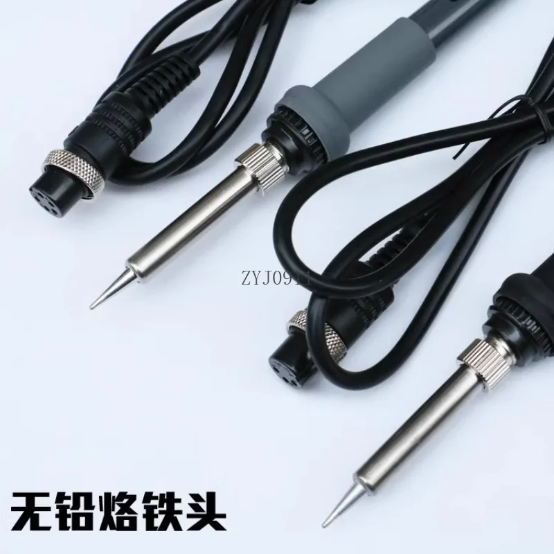 Manija de soldador de temperatura constante 936, mesa de soldadura 936A, mango de mesa de soldadura, núcleo enchufable de 5 agujeros