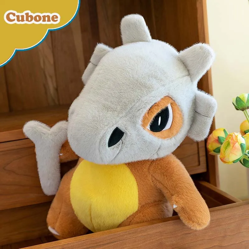 Pokemon cubone brinquedos de pelúcia pokémon anime plushie bonecas 45/70cm kawaii travesseiro coelho recheado cubone presentes de natal para crianças