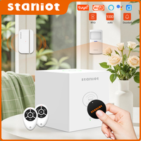 Staniot SecCube 3 1000mAh Battery Smart Life APP 433MHz Wireless Siren Compatible With Alexa And Google Assistant Alarm System