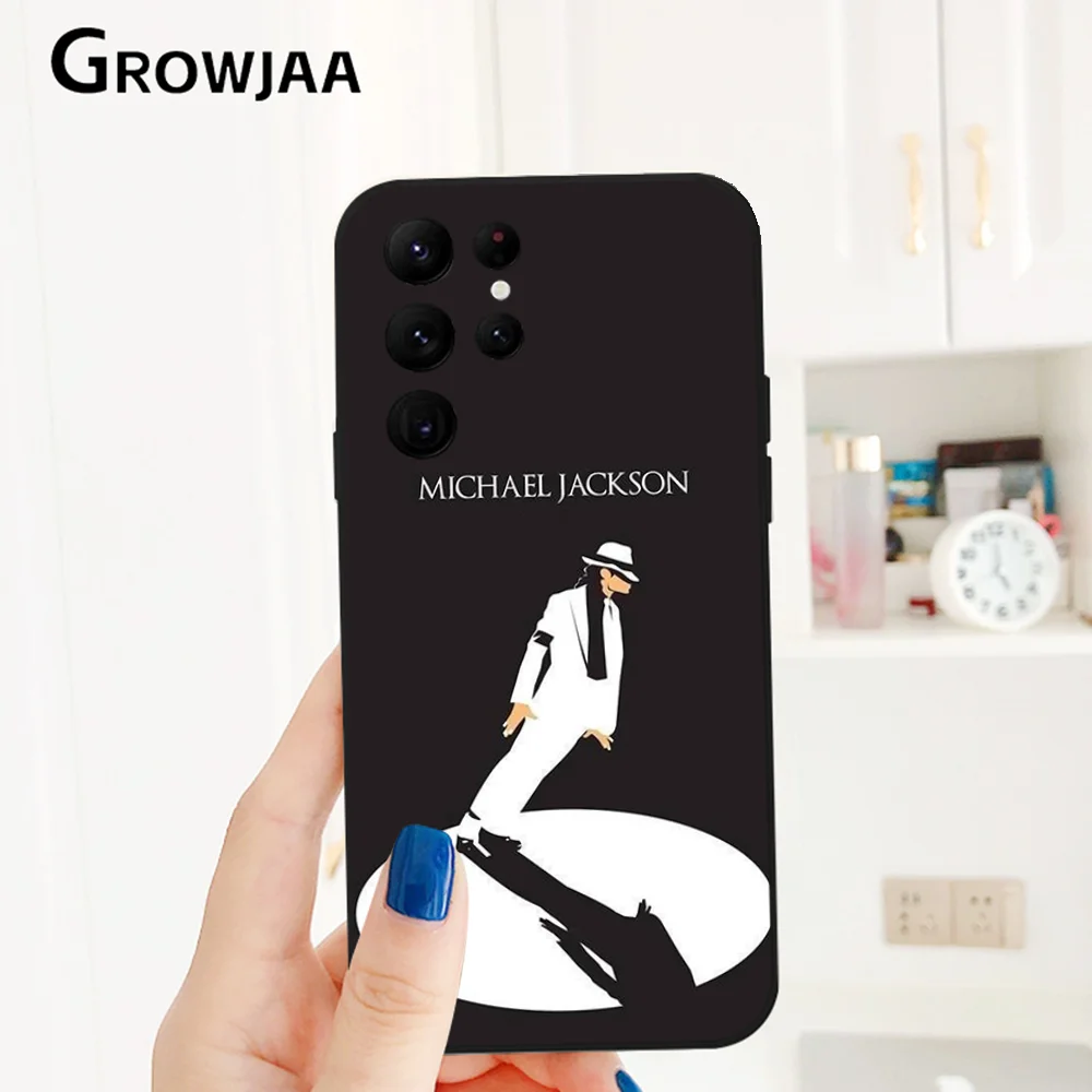 Michael Jackson Legendary Singer Phone Case for Samsung Galaxy S24 Ultra S22 S23 Ultra S21 S20 5G Protective Silicone TPU Funda image 5