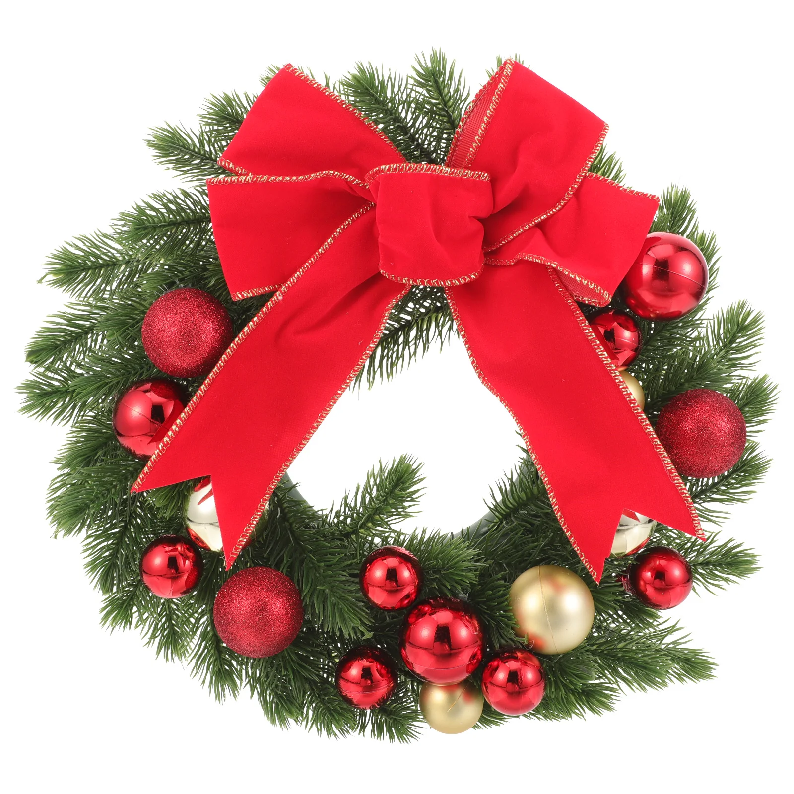 

Christmas Wreath Pendant Artificial Hanging Decoration For Door Window Wall Home Party Supplies Festive Garland Ornament