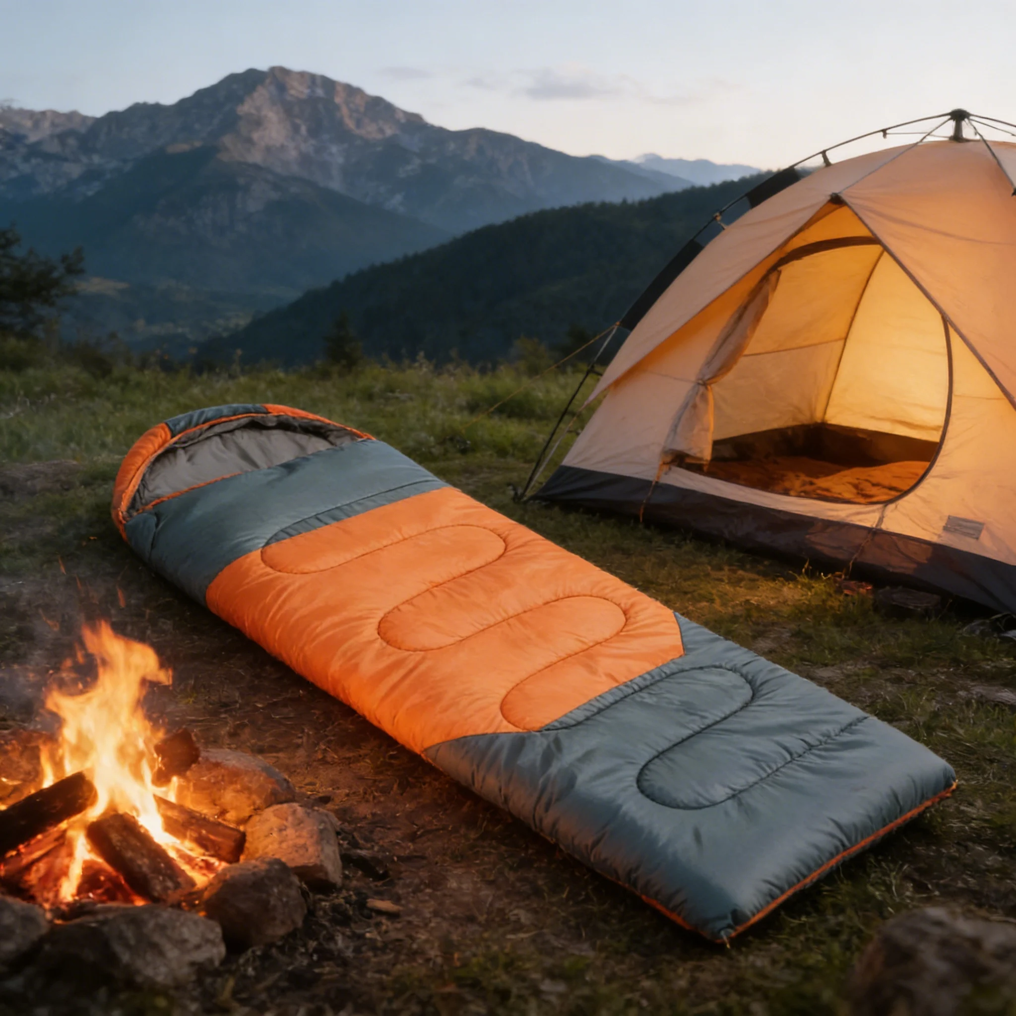 High Performance Sleeping Bag -10 Degree with Windproof Construction