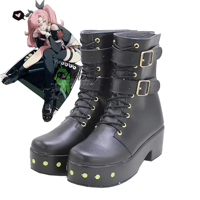

FC6Game Zenless zone zero Nicole Demara Cosplay Shoes Boots Anime Role Play Halloween Carnival Women Men Costume Outfit Par@FC8！