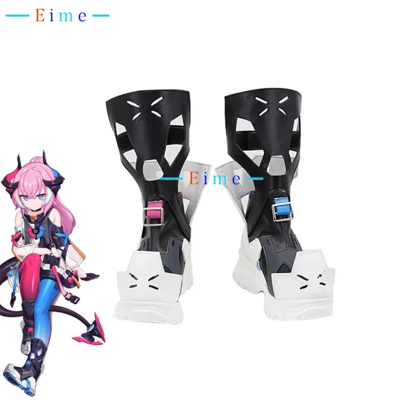 

Rozaliya Olenyeva Cosplay Shoes Game Honkai Impact 3 Cosplay Props PU Leather Shoes Halloween Boots Custom Made