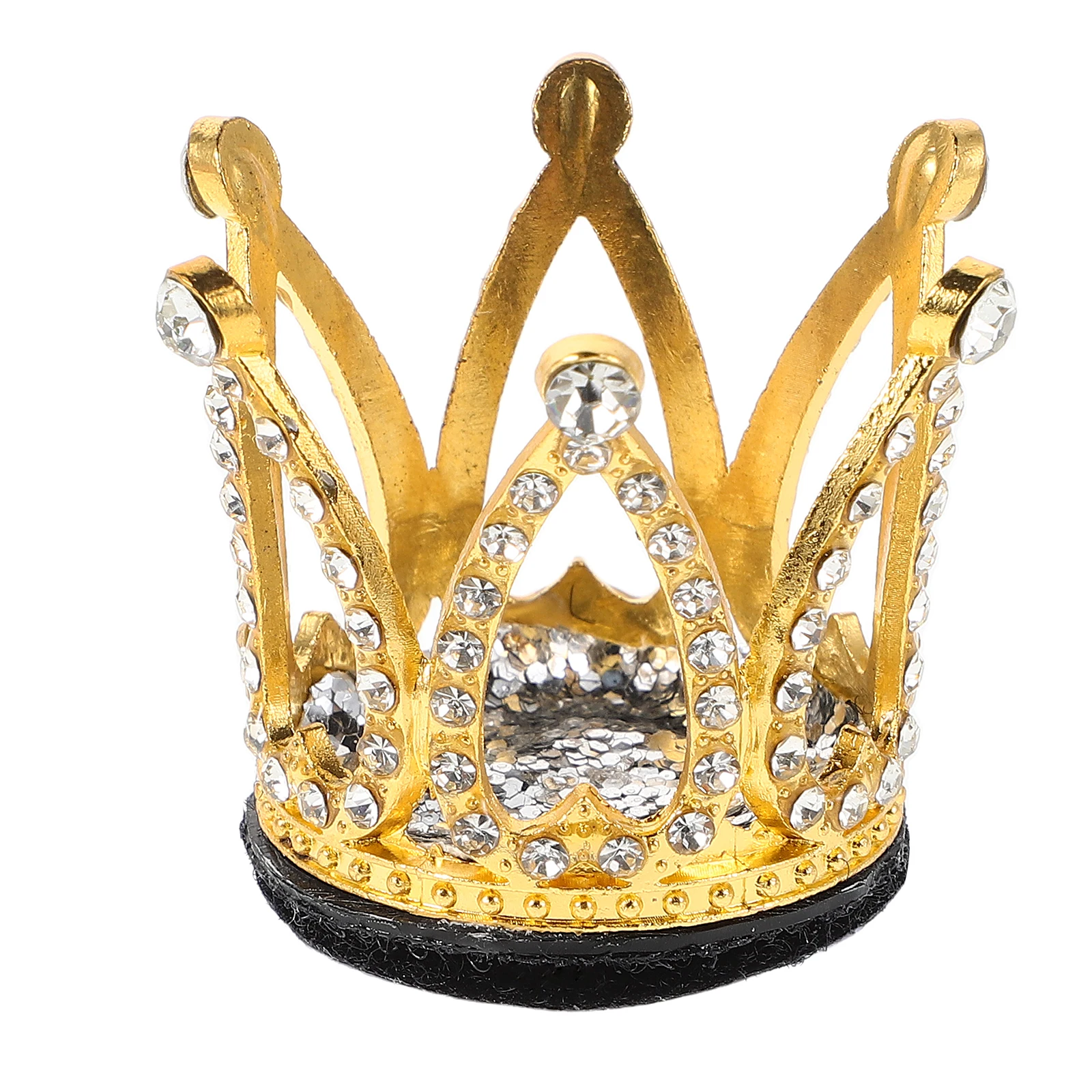 

Decorative Crown Small Decoration Accessories for Women Motorcycle Ski Mini Crowns Sturdy Plastic Easy Installation