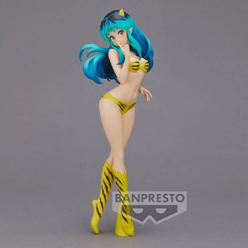 BANDAI Banpresto Glitter Glamours Urusei Yatsura Lum 22cm Bishoujo Doll Model Toy Collectible Anime Figure Second Edition