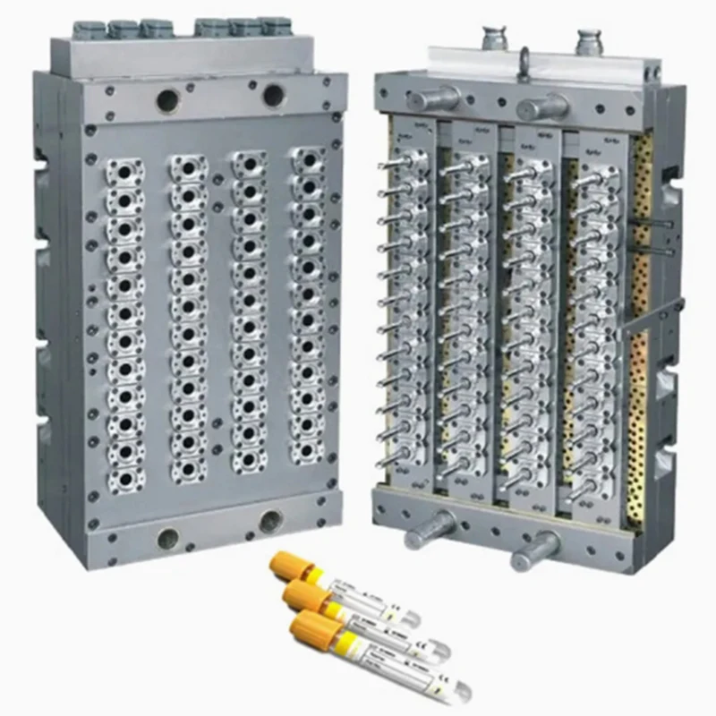 Custom Plastic Injection Molding Service Mold Steel Blood Collection Tube Injection Molding Mold