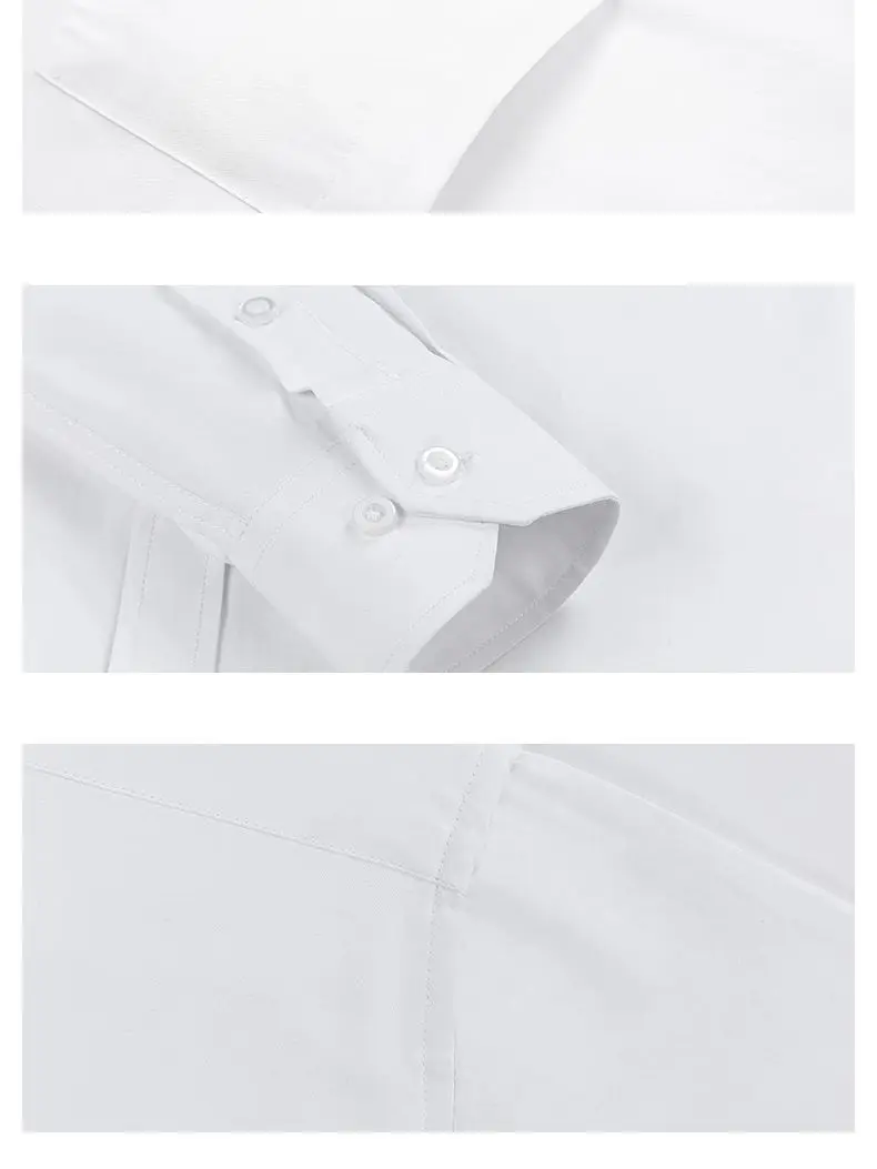 Nouvelle chemise pour hommes sans poche de document solide de haute qualité à grande S--8XL, chemise en coton de style de poche pour hommes
