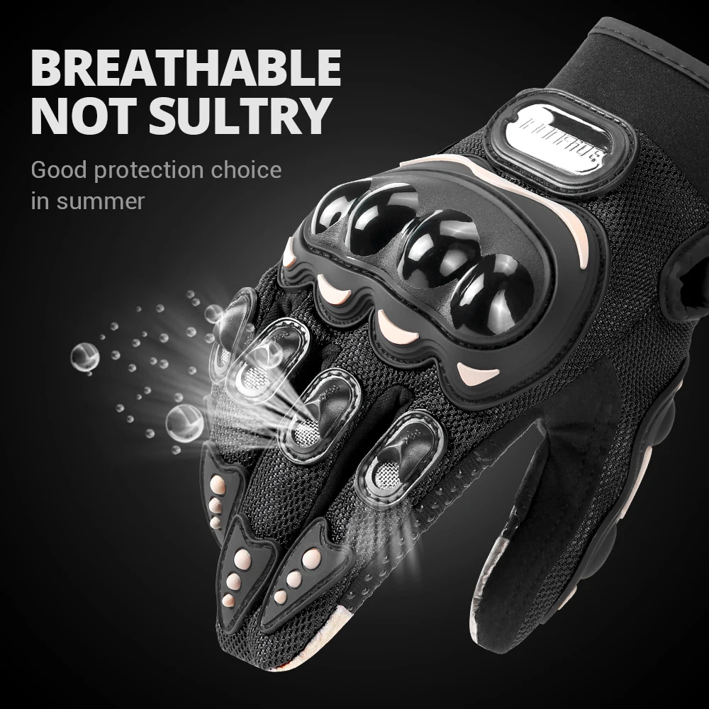 Motorcycle Gloves Men Women Wear-Resistant Outdoor Motocross Non-slip Riding Gloves Motorbike Full Finger Gloves Touch Screen