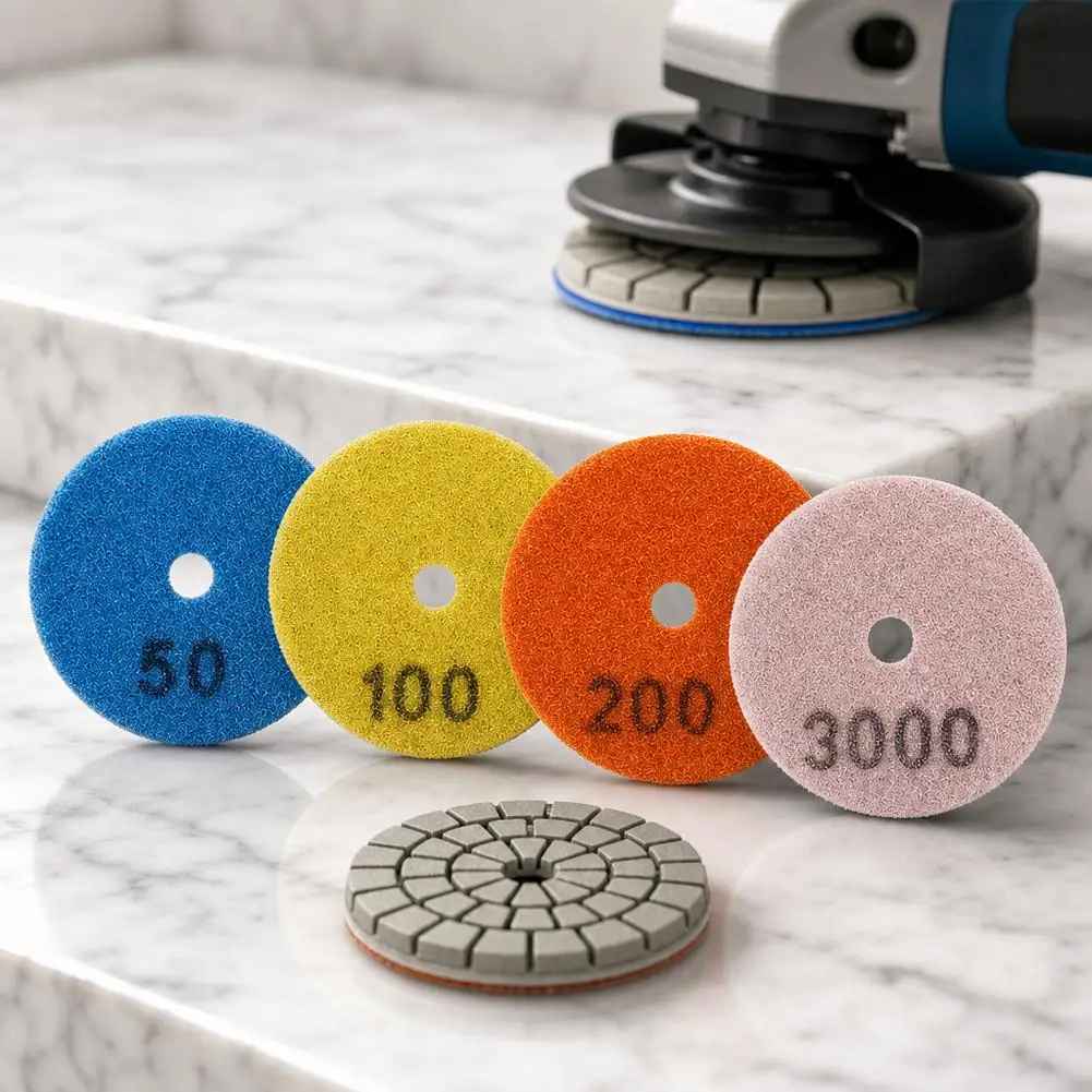 2-Inch Diamond Dry Polishing Pad 50mm Stone Marble Grinding Disc Shaping Tool For Irregular Surfaces