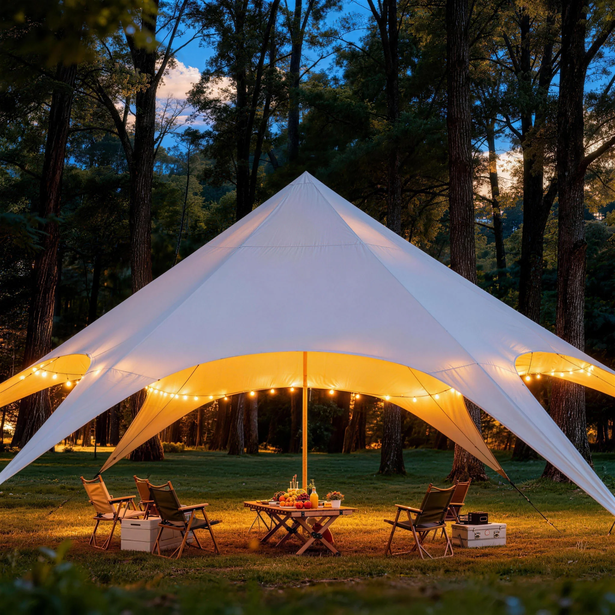 Luxury Star Tent Waterproof PVC Outdoor Glamping Wedding Party Event Camping Canopy UV Resistant All-Season Customizable Size