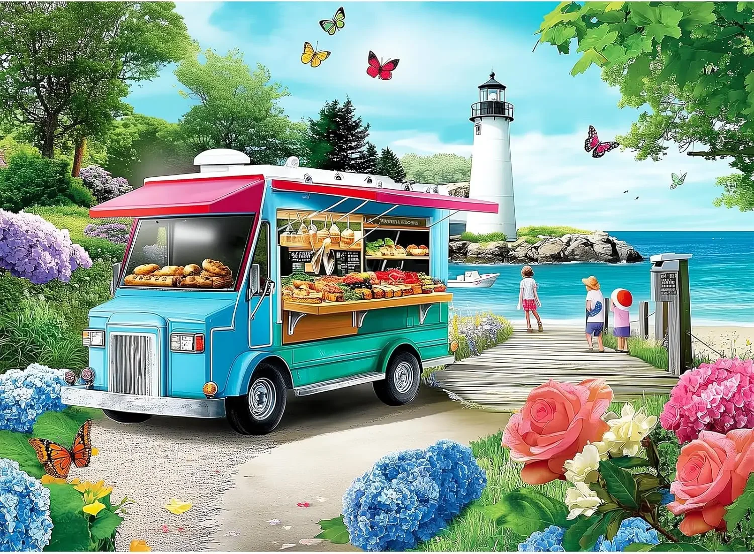 

Jigsaw Puzzles for Adults 1314/520/120pcs Beach Buggies Wooden Puzzles for Gameroom Bedroom Home Decor Birthday Party Gift