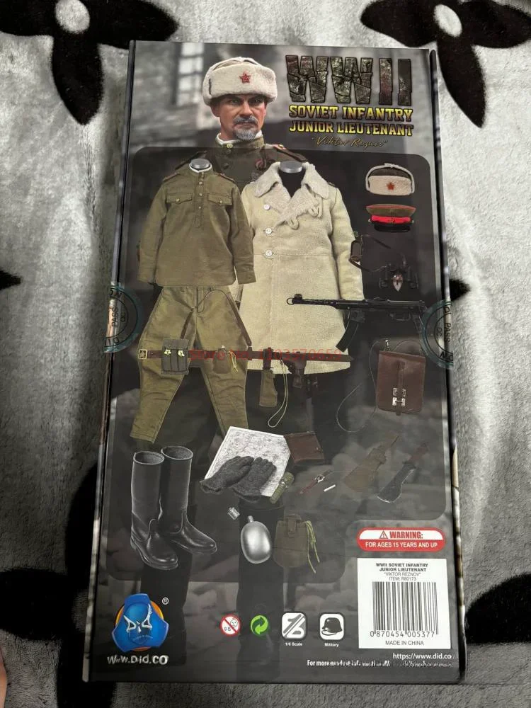 In Stock Did R80173 Wwii Series Soviet Army Soldier General Tough Warrior Guy Hero Full Set Moveable Action Figure Gift 1/6