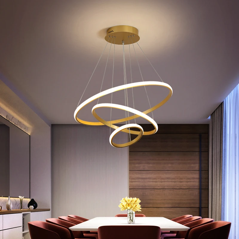 Lustre LED Plafond para Villa, Lustre de teto interior, Sala, Quarto