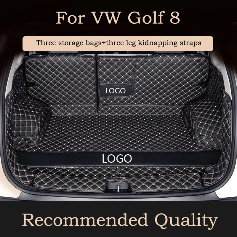 Car Trunk Mat For VOLKSWAGEN VW Golf 8 2021 Custom Car Accessories Auto Interior Decoration