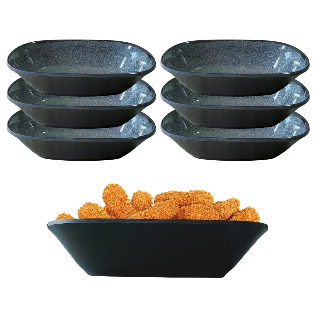 6 Bowl Bowl In Melamine To Serve Kitchen 700ml