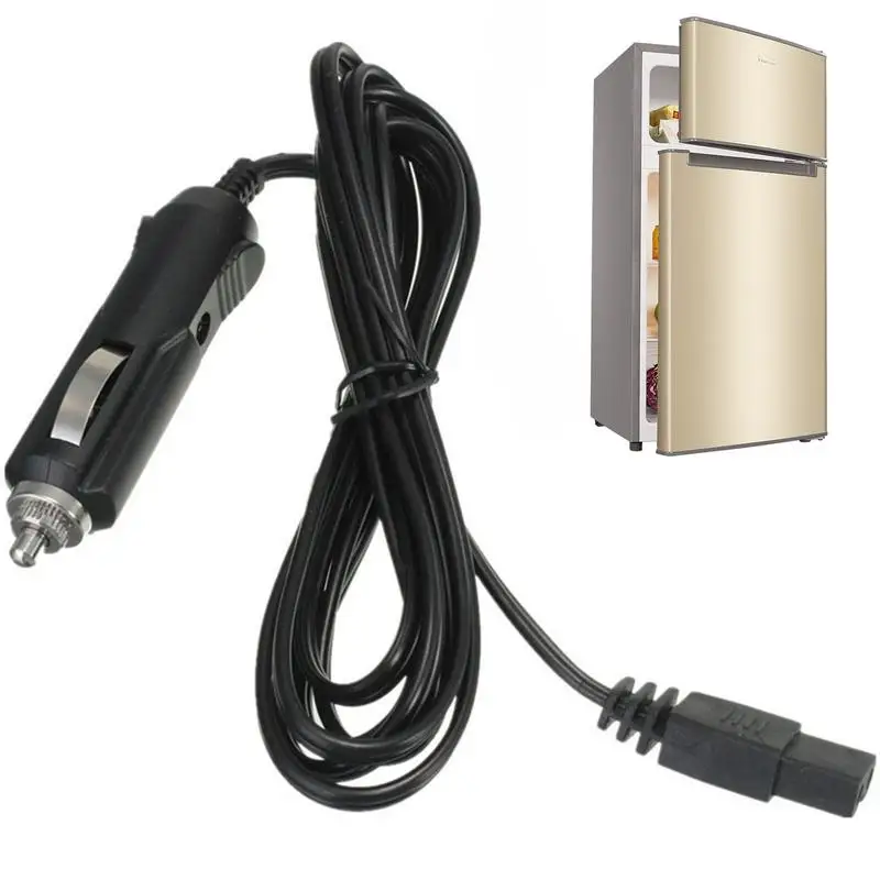 1pc 12V DC Car Cooler Cool Box Mini Fridge 2 Pin Lead Cable Plug Wire Car Refrigerator  Adapter Cable