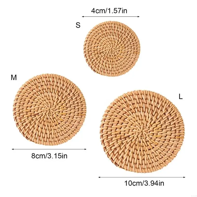 E21B Portable Rattan Accessory For Home, Office, Or Outdoor Picnics