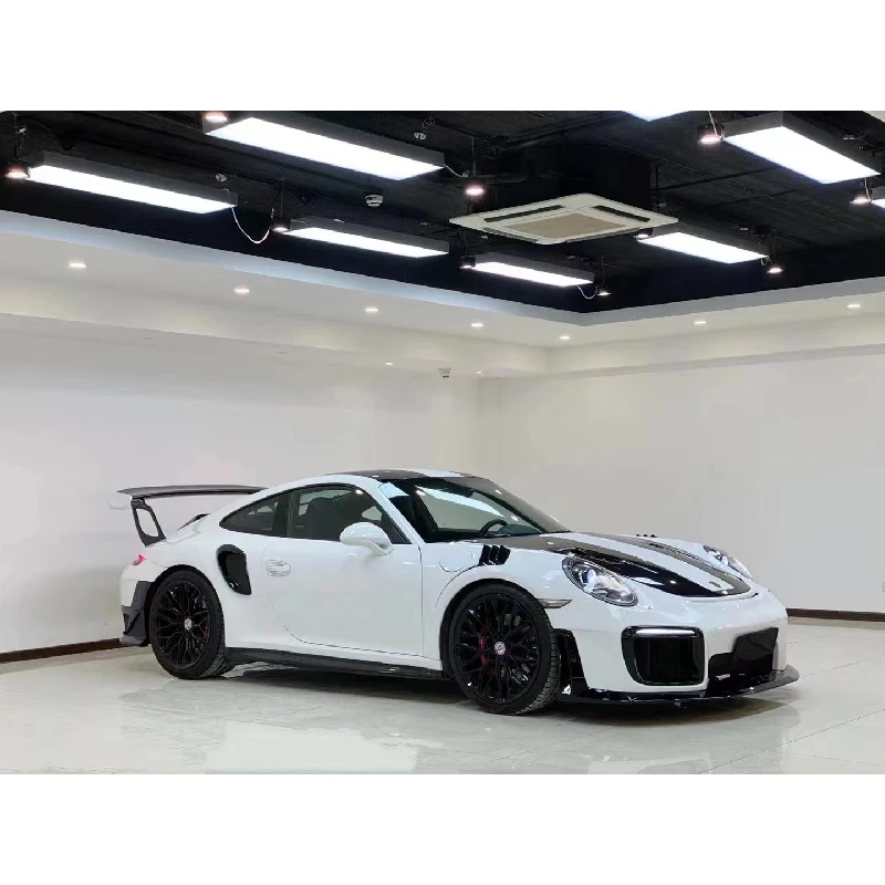 Practical GT2RS Body Kit Front Rear Bumper Carbon Cover Spoiler 991.2 Sport Universal Fit Car Guard