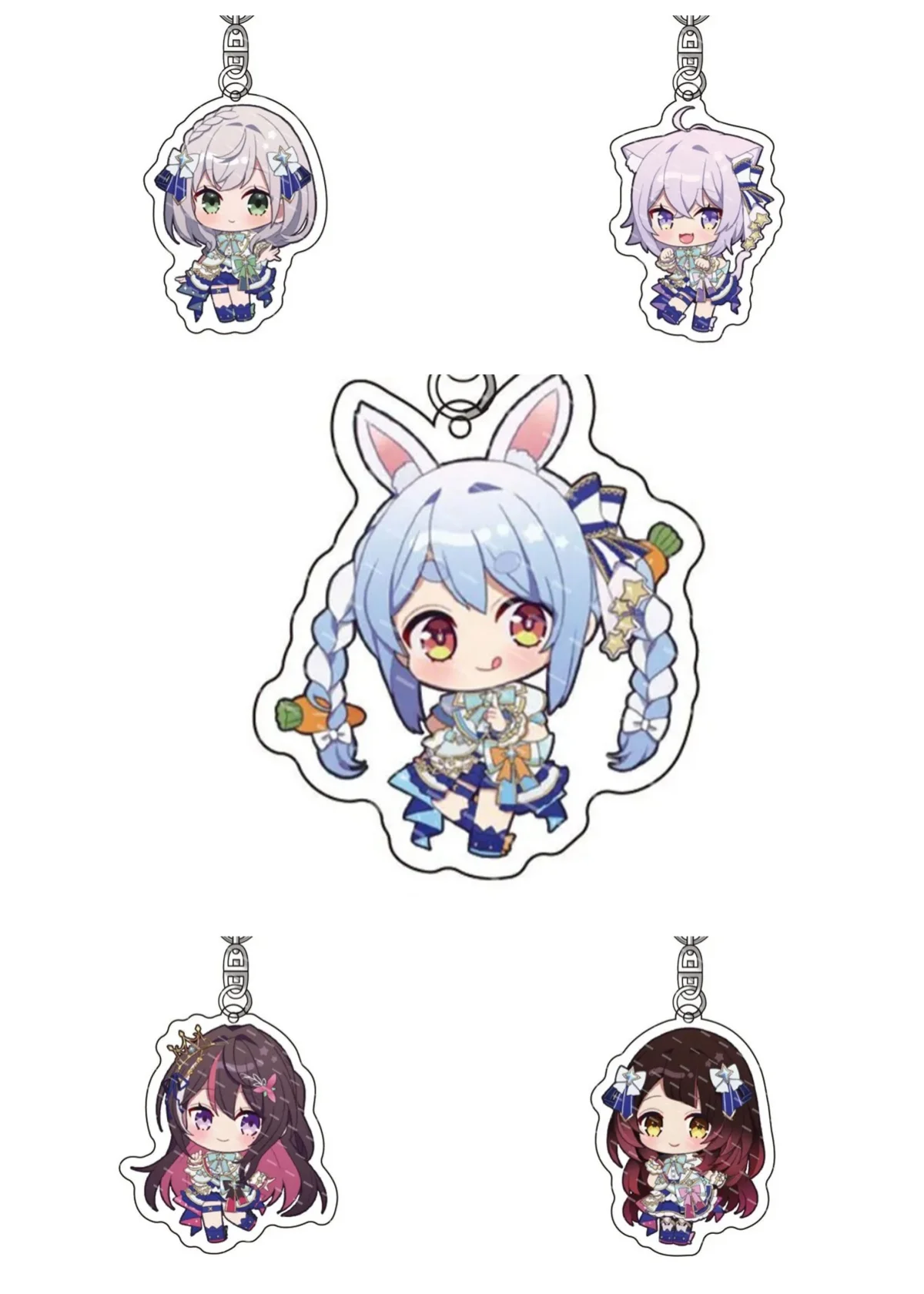 

6CM hot Anime Mato Seihei no Slave Acrylic Keychain Model Cosplay Charm Characters Ornament Accesorios Good Gifts