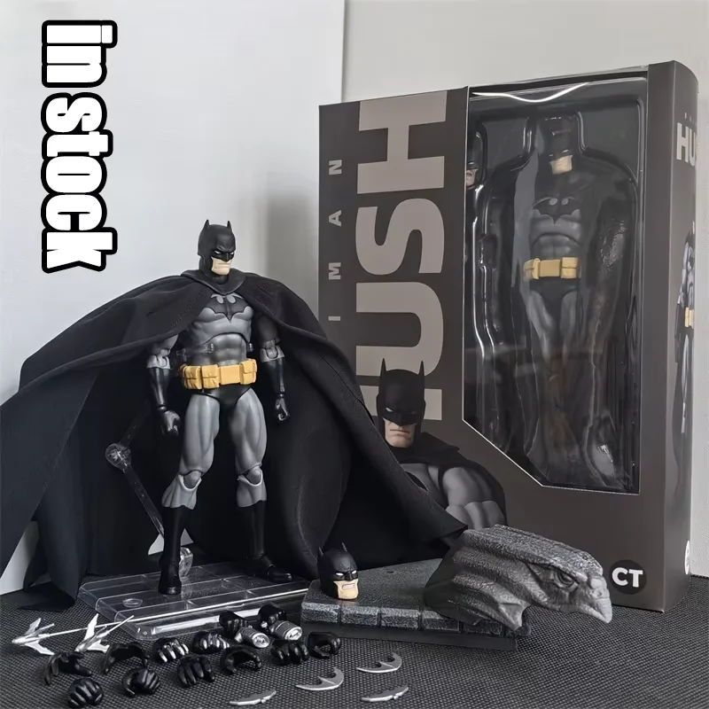 

2025 New Mafex126 Comic Version Silent Batman Black Ct Factory Domestic Ko Justice League Dc Collectible Action Figure Model Toy