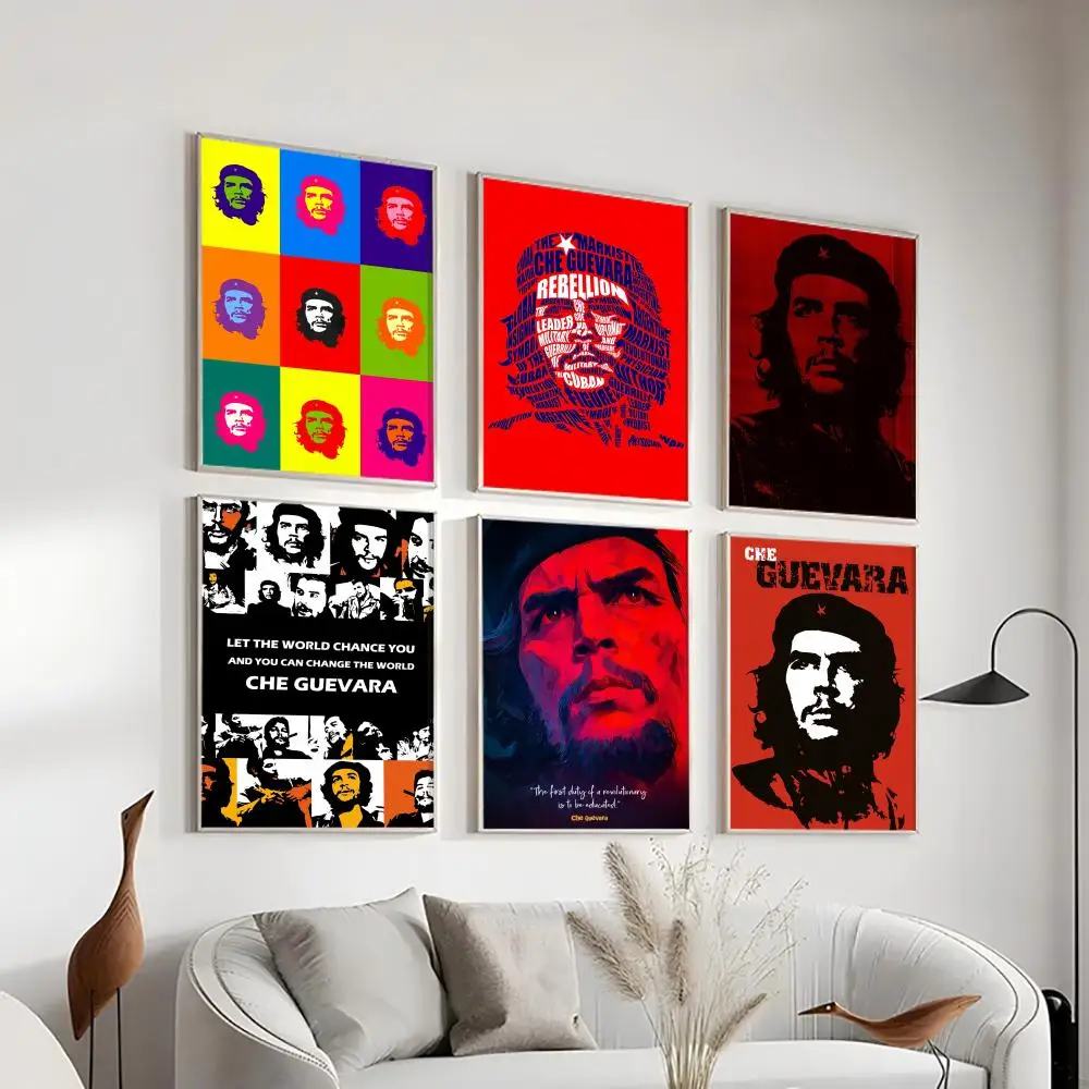 

Classical Che G-Guevara Poster HD Art Sticky Wall Waterproof Home Living Room Bedroom Bar Aesthetic Decoration Gift