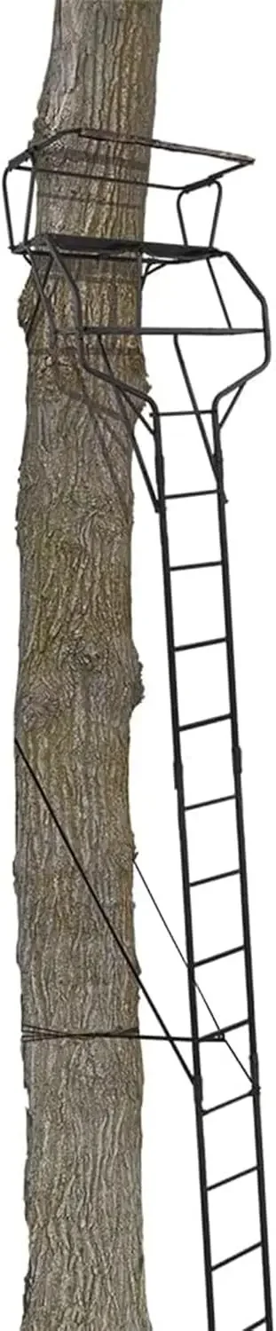 USA 2 Person Deer Hunting Ladder Climbing Tree Stand with Flex-Tek Seat