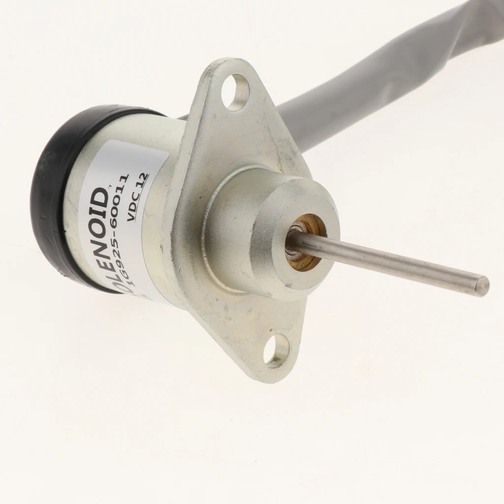 Electric Solenoid Valve Alloy Fuel Shut Off Component Multicolor RFI Proof for Diesel Power Generator