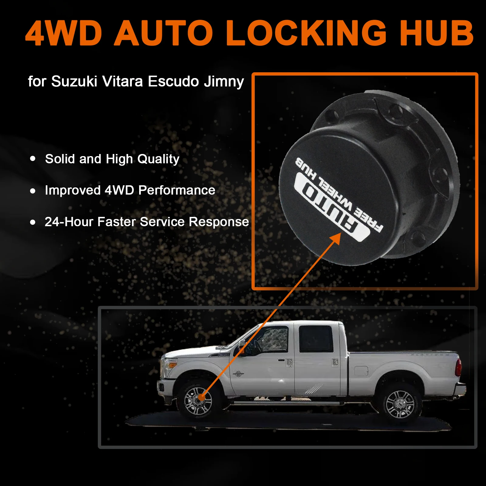 1 Piece x For Suzuki Vitara Tracker Automatic Free Wheel Locking Hub 43810-60A10 43810-60A10-000 4381060A10000 B076