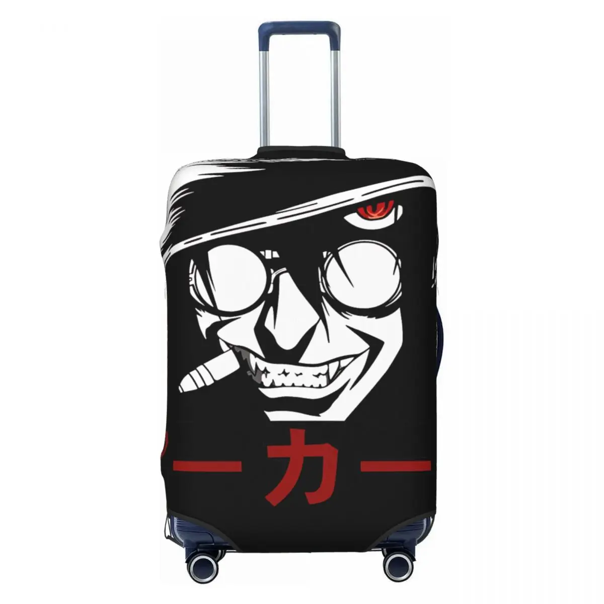 

Alucard Hellsing Suitcase Cover Vacation Travel Elastic Luggage Accesories Protector
