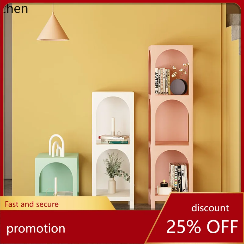 

HT Creative Iron Art Storage Rack Floor-standing Bedroom Storage Rack Flower Rack Living Room Manufacturer Wholesale