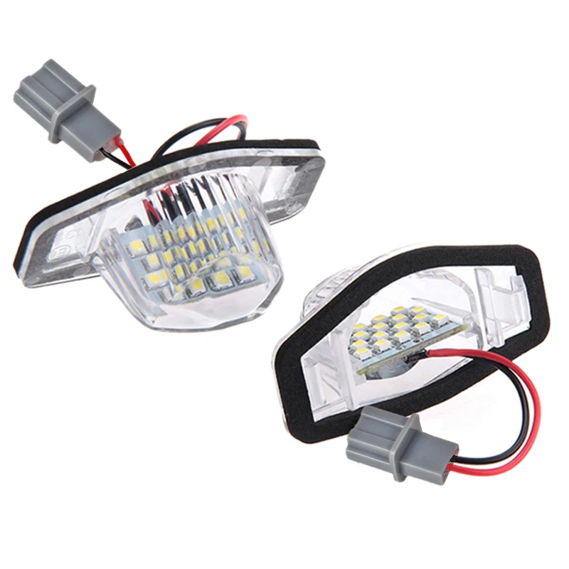 Luz de matrícula LED, lâmpada para Honda Crv, Fit, Jazz, Crosstour, Odisséia, 2x Sem Erro