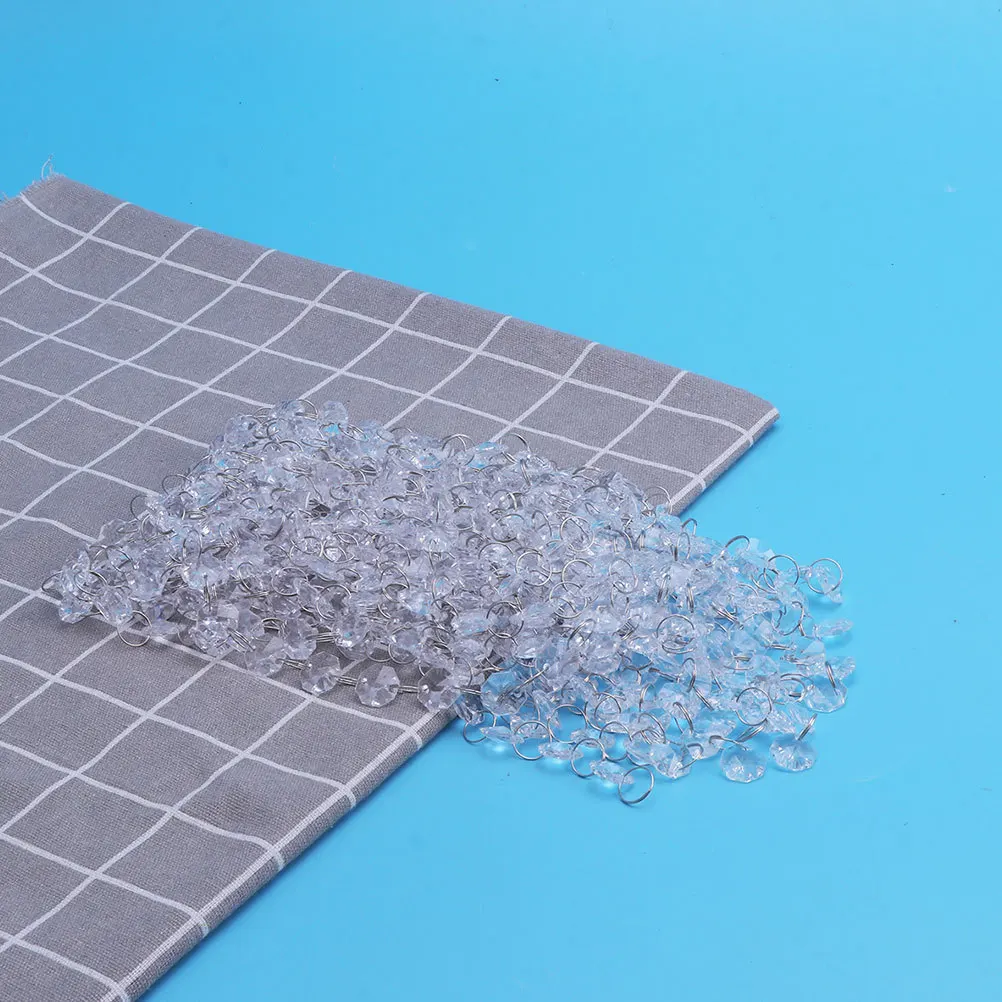 5 قطعة ستارة سلسلة الديكور كريستال واضح الخرز لامعة شرابة قلادة ل نافذة الباب معلقة لا تجميع المطلوبة للحزب #1