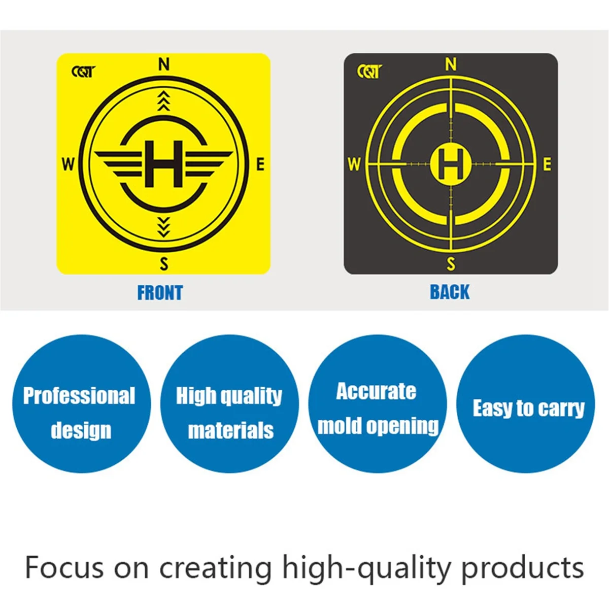 Новый дрон Tarmac Coordinate Pad 43 см для DJI Avata 2/3 Pro, складная посадочная площадка, воздушная координатная площадка