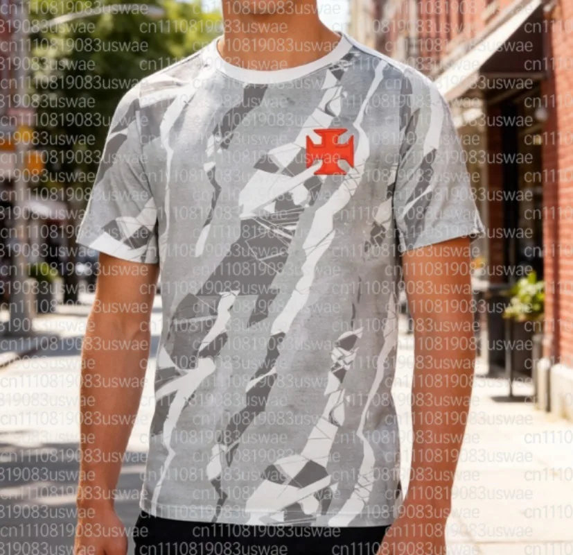 Camisas de Futebol Vasco Da Gama para Homens, Uniformes de Rugby, Roupas de Equipe, Camiseta Esportiva Impressa em 3D para Atividades ao Ar Livre