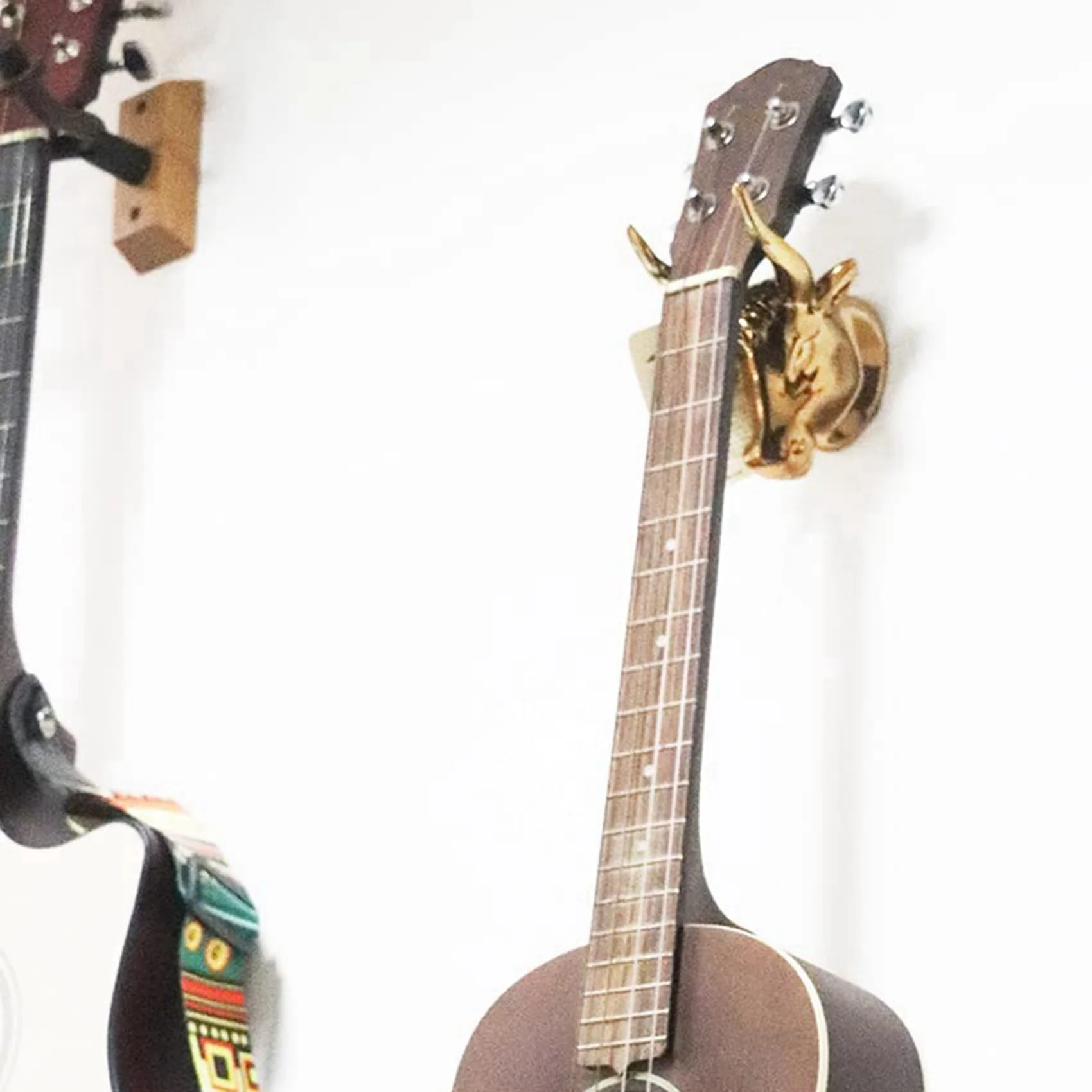 

ABUE-3X Guitar Holder Wall Hanger Bull Art Guitar Ukulele Hook Guitar Hanger Wall Hook Holder Stand For Bass Guitar Ukulele