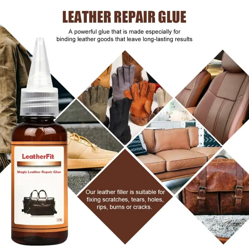 Ml Leather Repair Gel Leather Vinyl Repair Liquid Kit Car Seats Sofa Jacket Belt Shoes Repair Tool Restoration