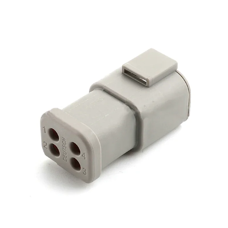 2/5/10/20/50/100sets 4pin Auto Electric Houisng Waterproof Plug Plastic Wiring Cable Connector DTP04-4P-E003