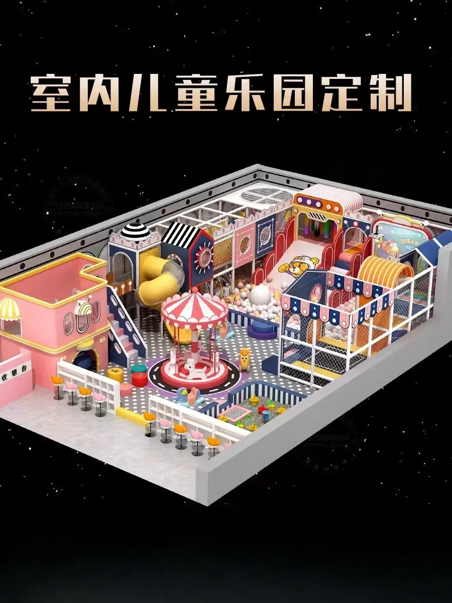 Hot Sales Indoor Naughty Fort Children's Playground Equipment