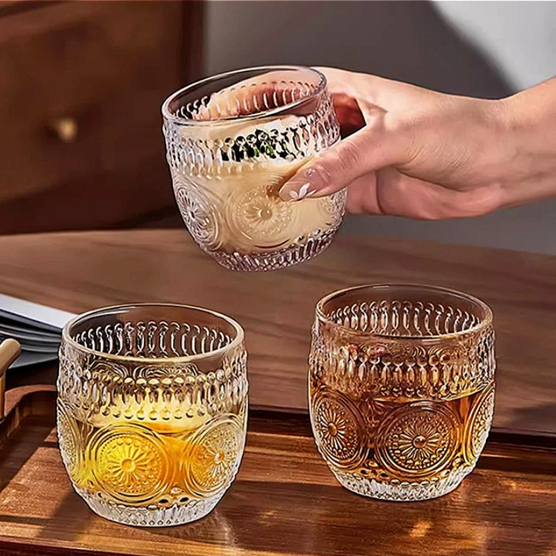 

2pcs Sets Luxury Wine Glasses 260ml Foreign Wine Glass Drinking Glasses Premium Cocktail Glass Coffee Mug Party Bar Accessories