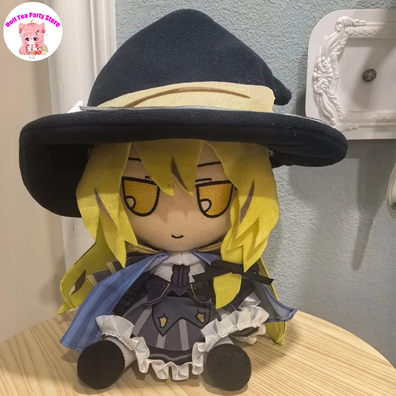 

Cute Fumo Series Touhou Project Kirisame Marisa Plush Cotton Doll Cartoon Pillow 20CM Anime Cosplay Sitting Plushie Gifts