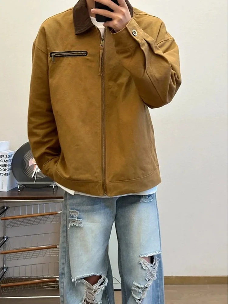 

Mens Jacket Coat Metal Button Grey Business Professional Office Corporate Executive Formal Mature Sophisticated Fashion Autumn