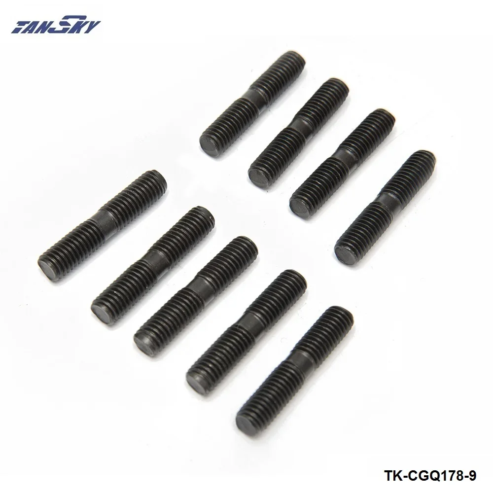 9 x Turbo Stud Nut Kit For Nissan T25 T28 RB26 SR20 CA18 Turbocharger M8x1.25 TK-CGQ178