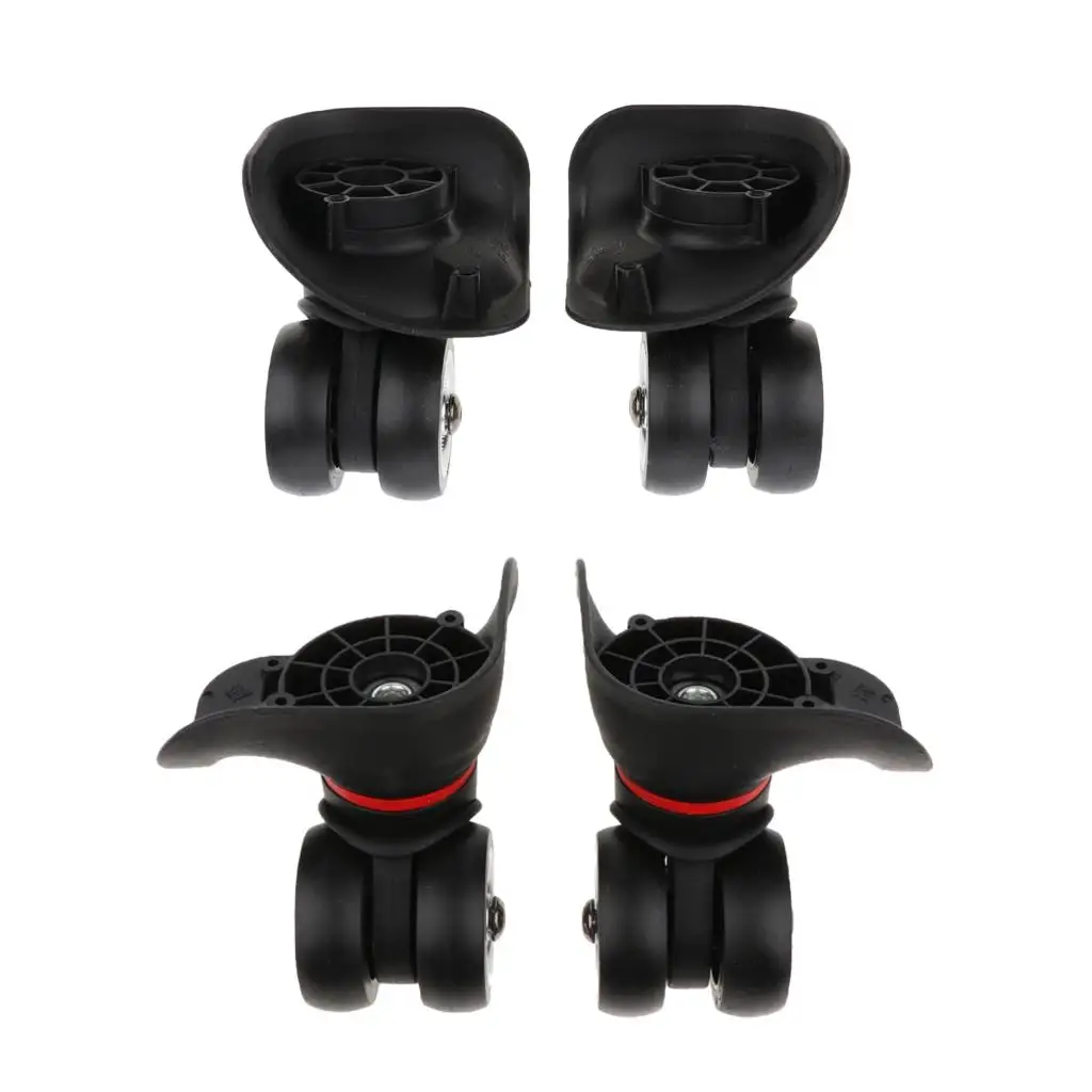 High Quality Luggage Replacement Wheels PVC Silent Aircraft Casters for Suitcase Folding Stand DIY