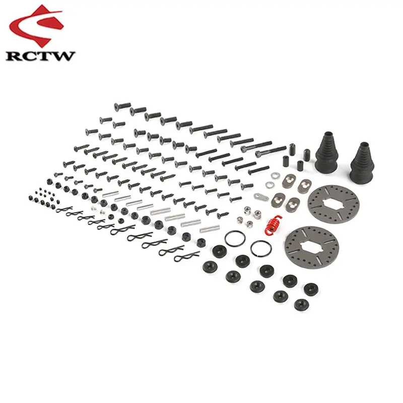 Screw Nuts DIY Kit Rc Car Repair Screws Fastener Set for Repairing 1/5 Losi 5ive T ROFUN ROVAN LT KingmotorX2 Truck Spare Parts