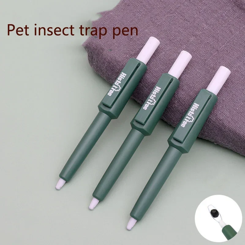 1Pc Pet Tick Twist Remover Hook Picker Flea Scratching Extractor Cat Dog Grooming Product Mite Tool Tweezers Pen Louses Pliers