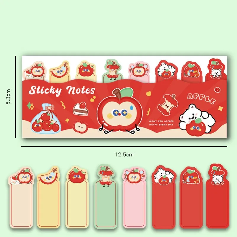 120 ورقة مؤشر كرتوني مذكرة لاصقة Kawaii Post مذكرة الوسادات ملصقات لطيف مدرسة مكتب طالب القرطاسية رسالة ملاحظات ملصق